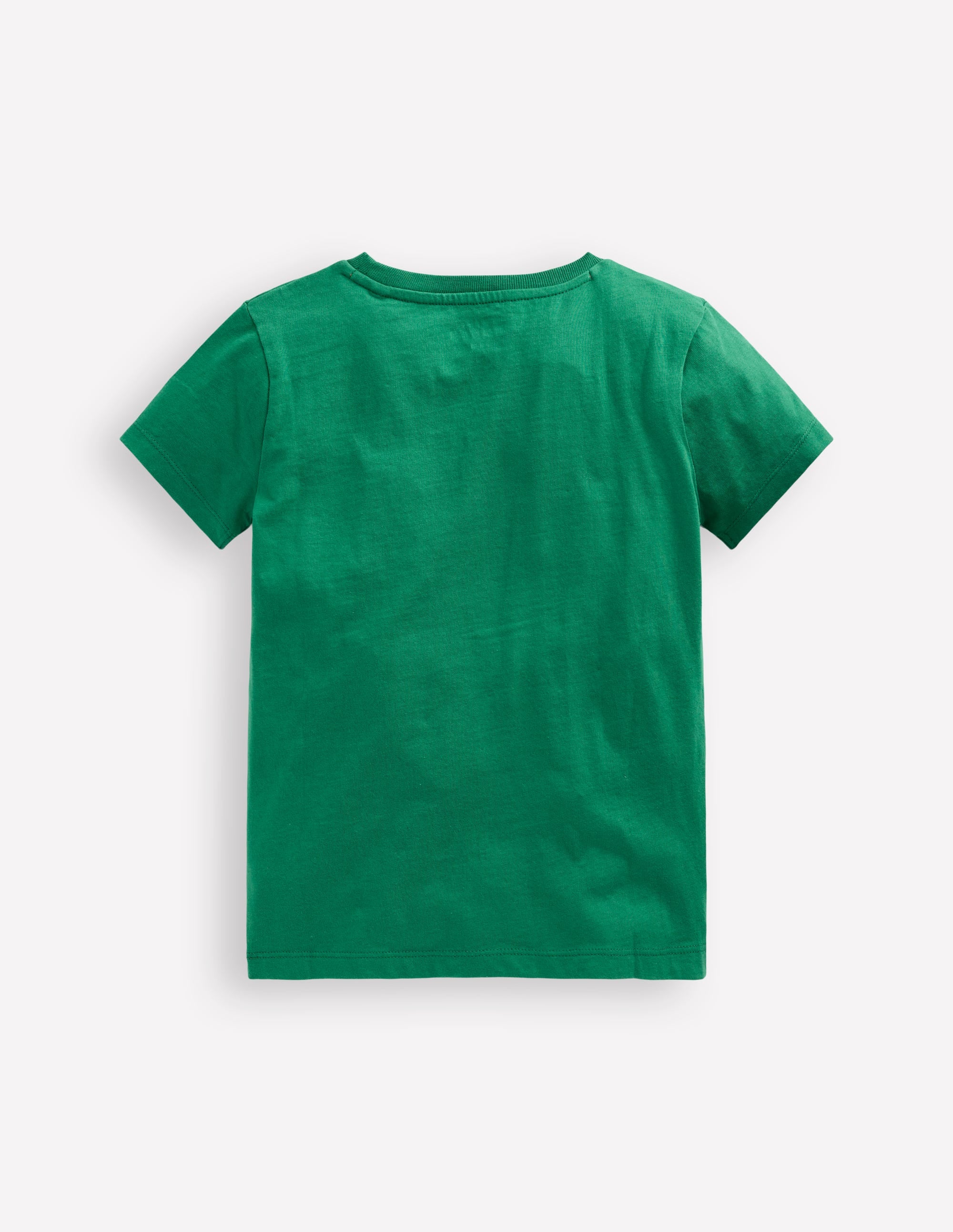 T-shirt manches courtes en bouclé-Fusée vert ombragé - Image 2