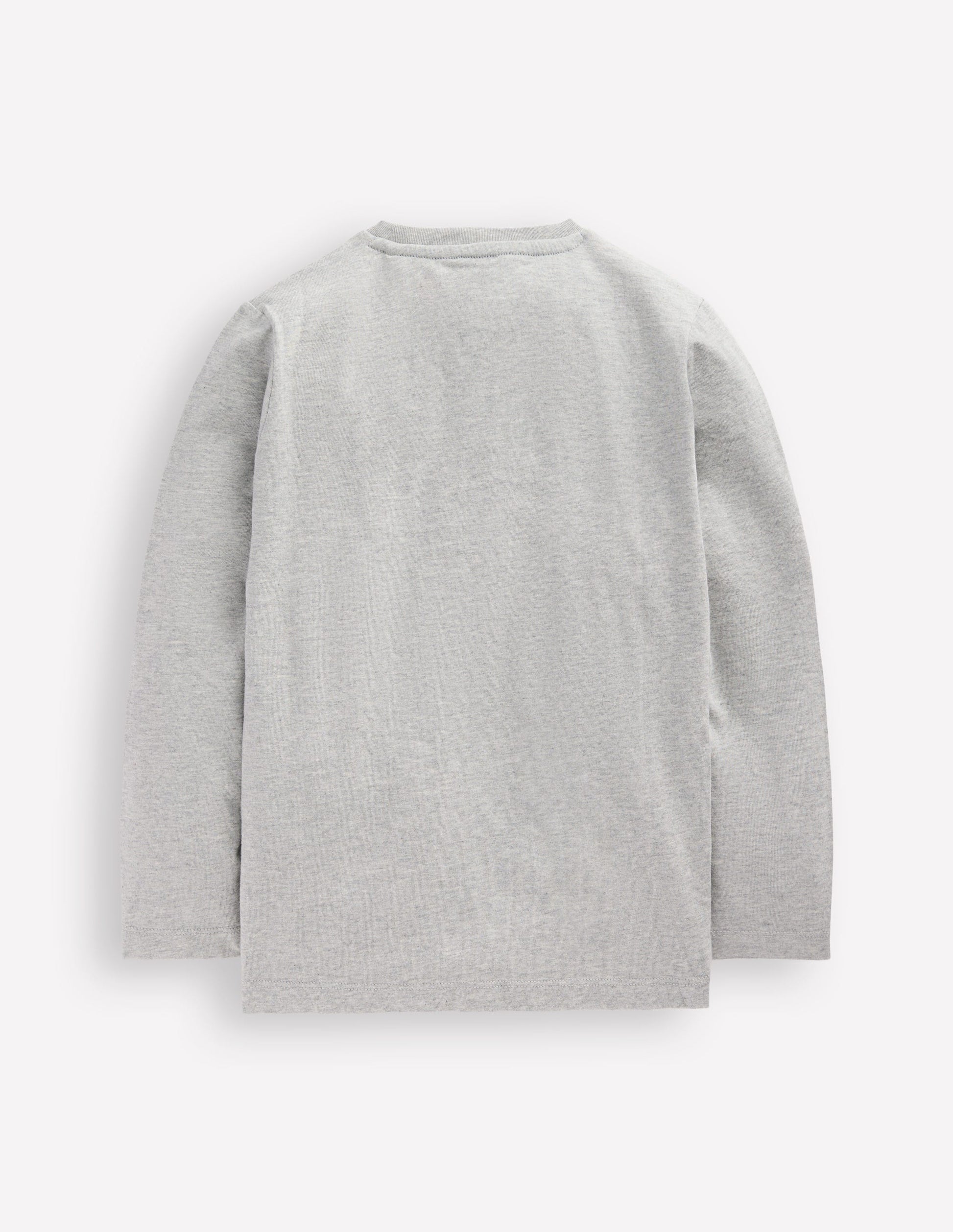 Langarmshirt aus Bouclé-Grau Meliert, Traktor-2