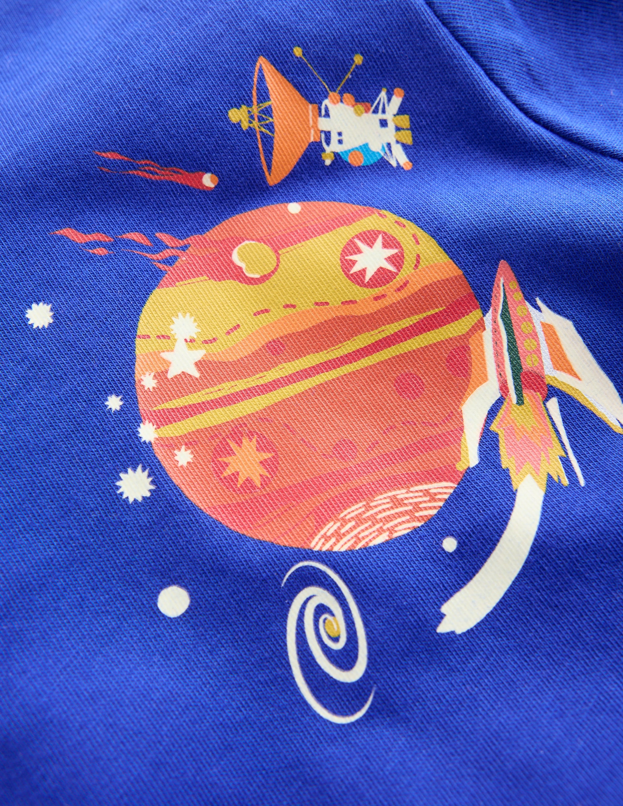 Front & Back T-shirt-Sapphire Blue Space - Image 3