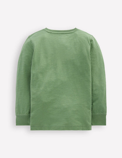 Henley-T-Shirt für den Alltag-Krötengrün-5