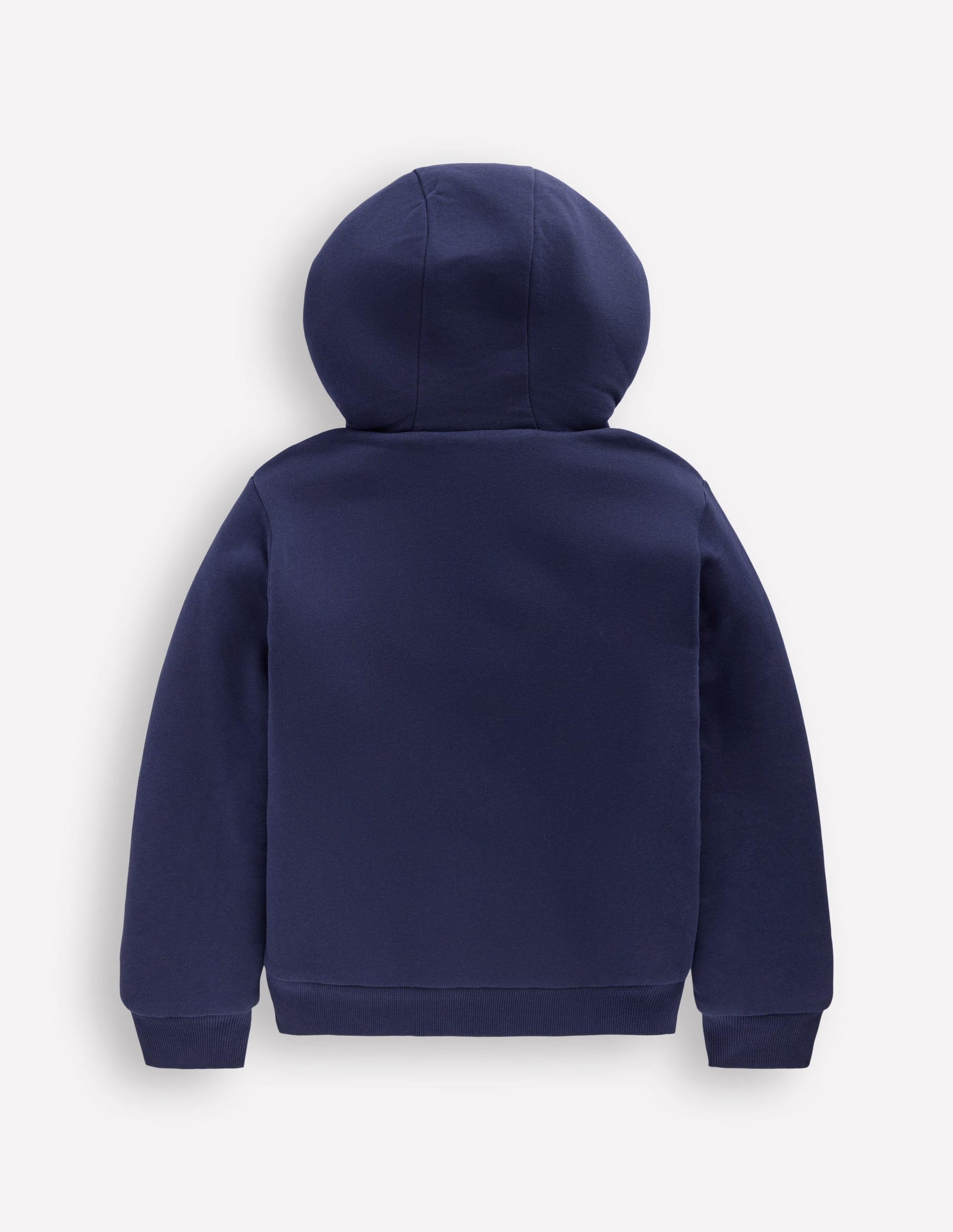 Wendbarer Teddy-Kapuzenpullover-Schuluniform-Marineblau-2