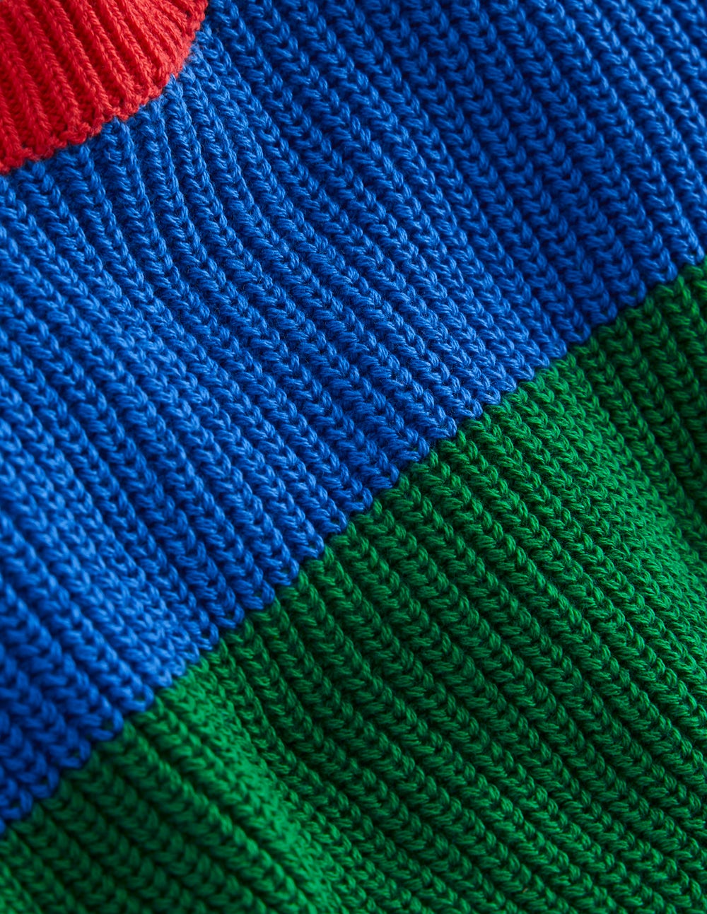 Pull pour tous les jours en coton-Bleu martin-pêcheur/émeraude profond - Image 3