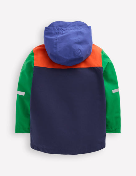 Wasserdichte Fischerjacke-Blockfarben