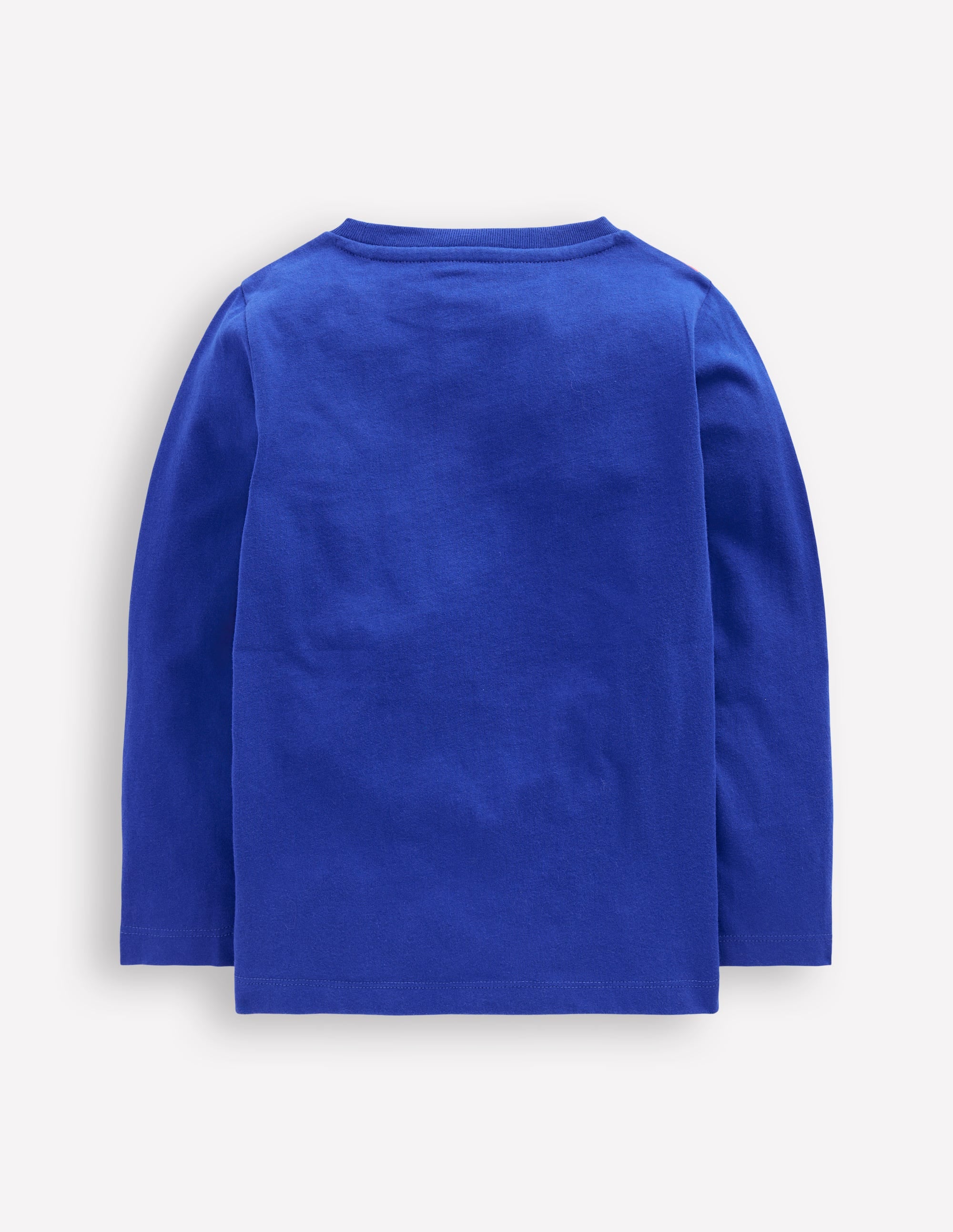 T-Shirt mit Klappe-Leuchtendes Blau Rakete - Image 2
