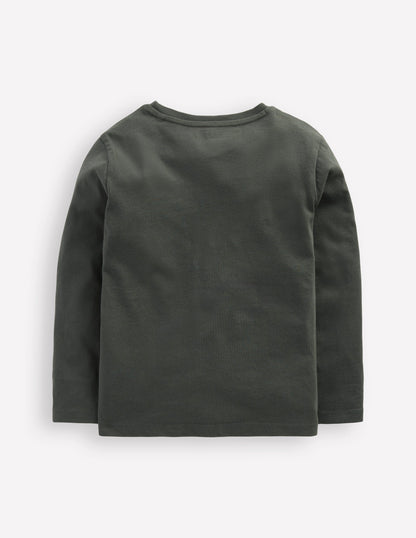 T-Shirt mit Klappe-Rauchgrau Halloween-Bus-2