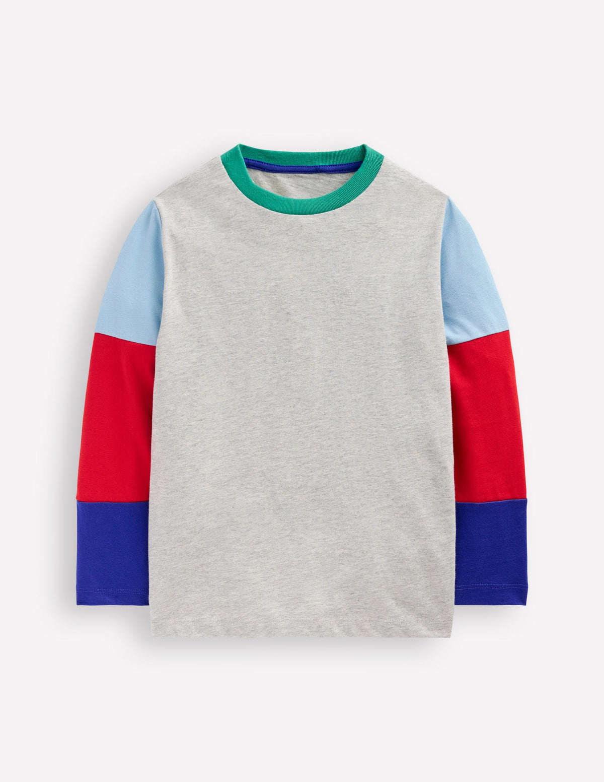 Kuddelmuddel-Langarmshirt-Anthrazit Meliert - Image 1
