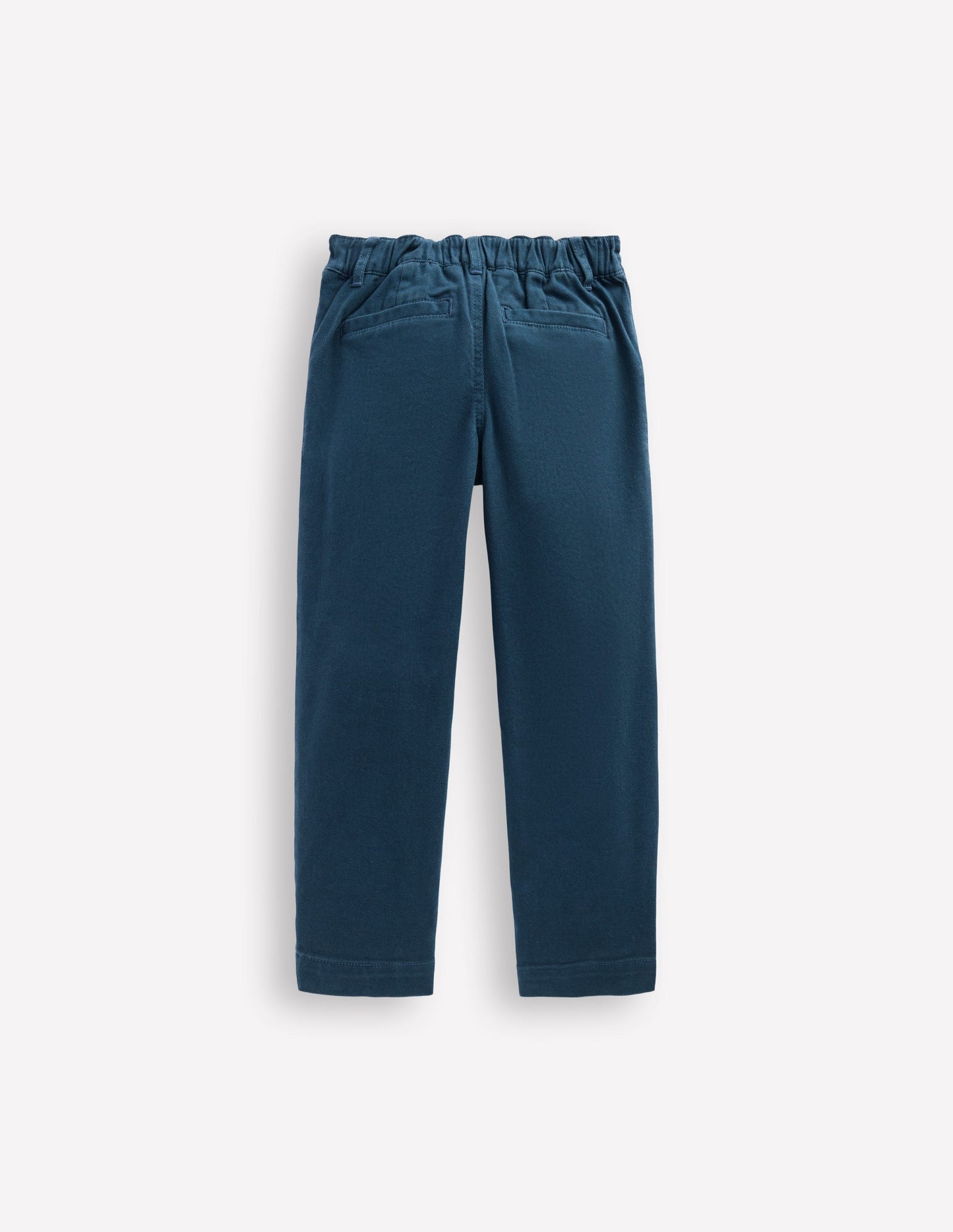 Hose mit Faltendetail vorn-Blaubeerkuchen Twill