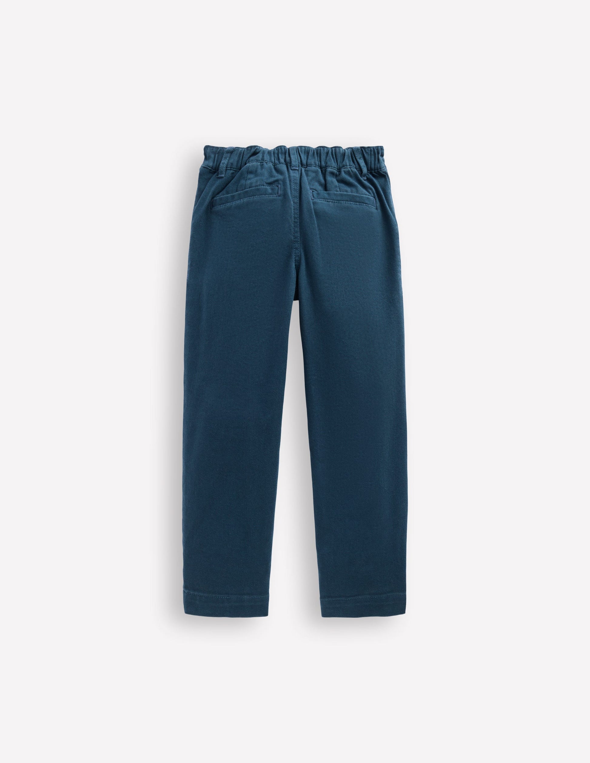 Hose mit Faltendetail vorn-Blaubeerkuchen Twill-2