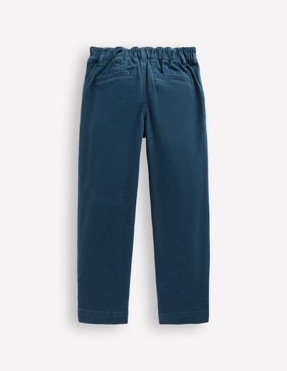 Pantalon droit pour tous les jours-Sergé tarte aux myrtilles-2