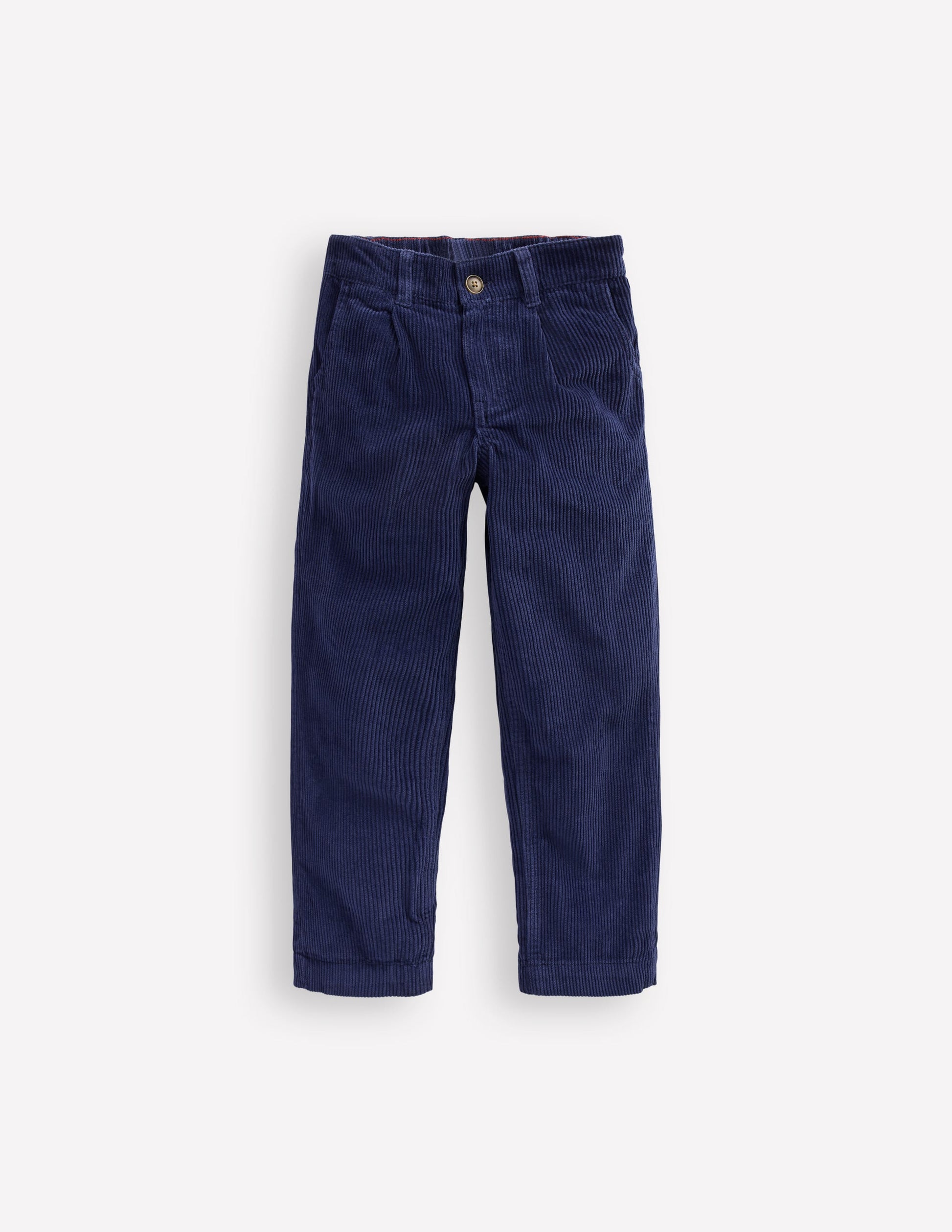 Pantalon plissé sur le devant-Schuluniform-Marineblau Kordel-1