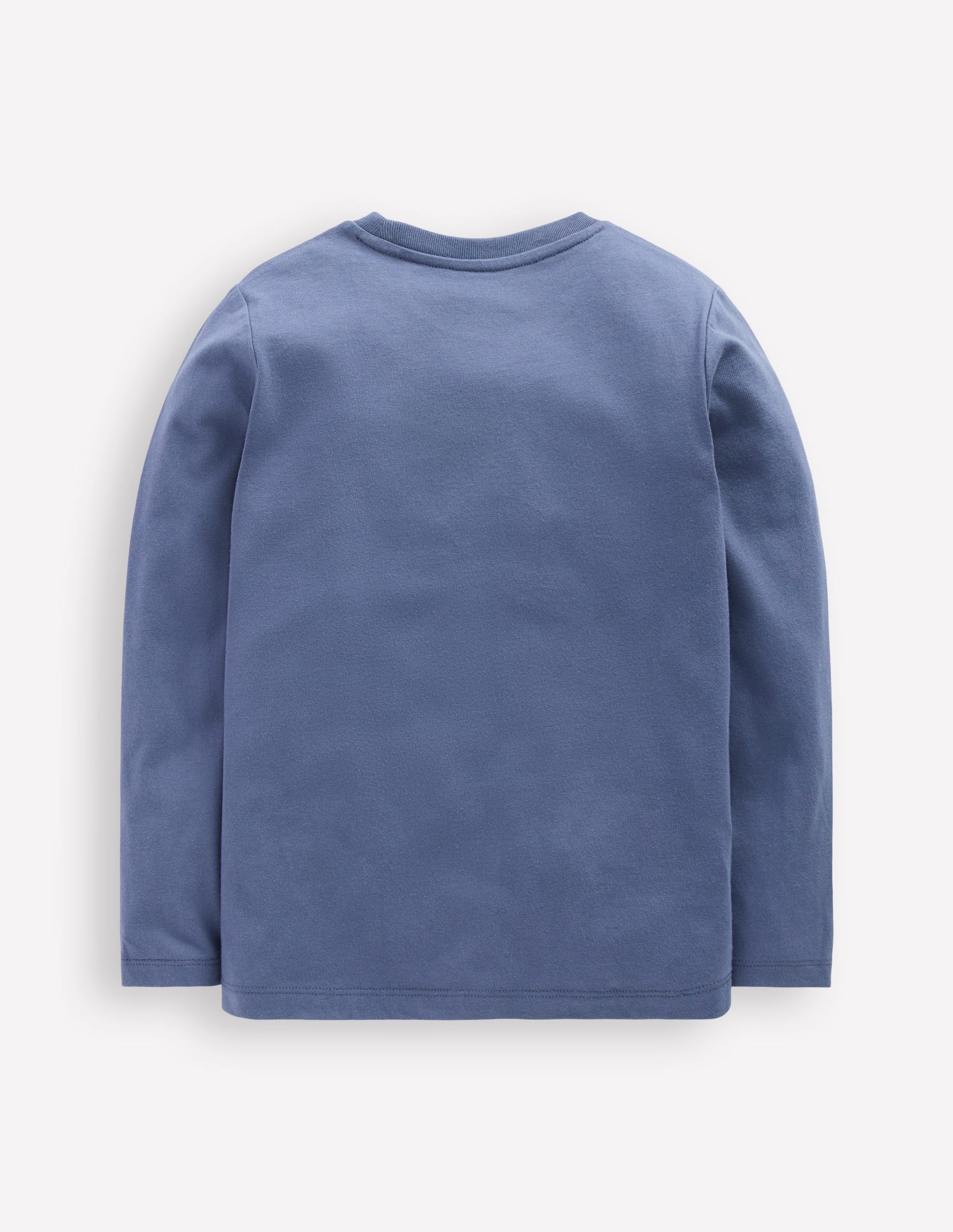Im Dunkeln leuchtendes T-Shirt mit Superstitch-Roboterblau, Rakete-2