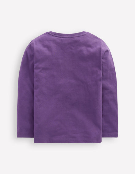 Glow Superstitch T-shirt-Mystic Purple Bat