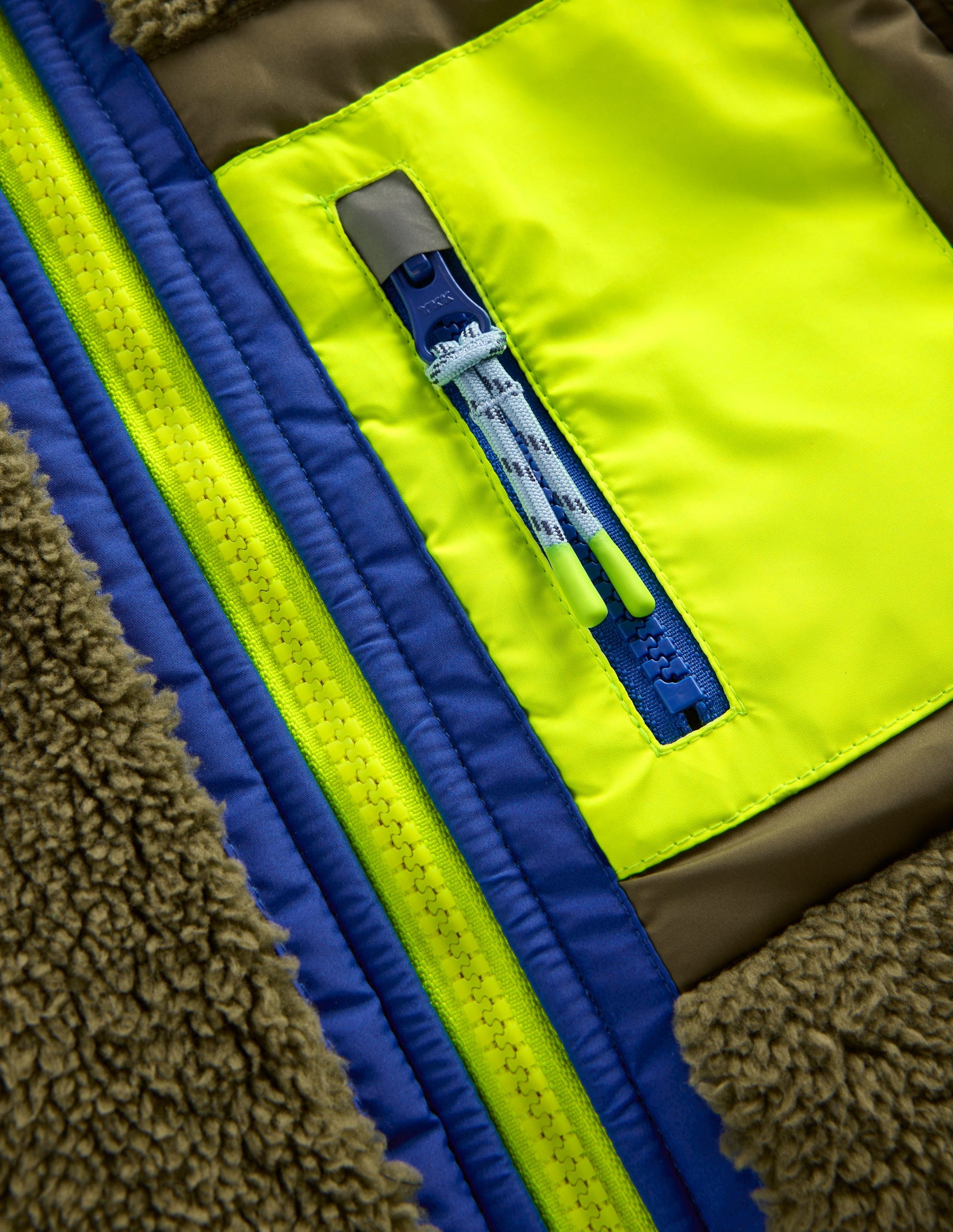 Kuschelige, winddichte Fleecejacke-Winter Moos-3