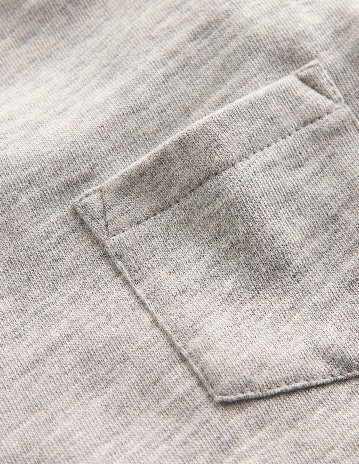 Kuscheliges, mittelschweres Langarmshirt-Grau Meliert