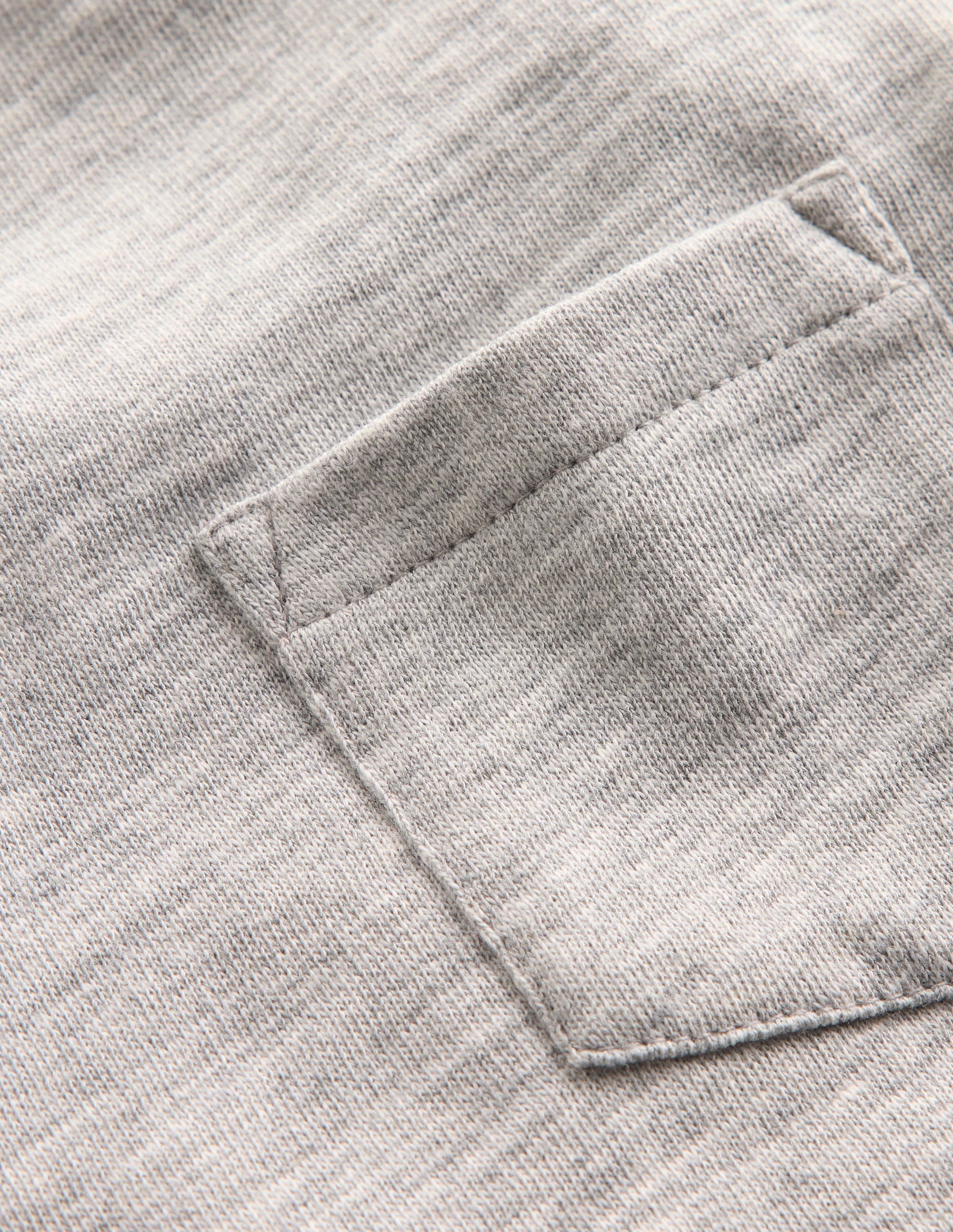 Kuscheliges, mittelschweres Langarmshirt-Grau Meliert - Image 3