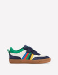 Baskets colorblock-Rayé multi ivoire doux