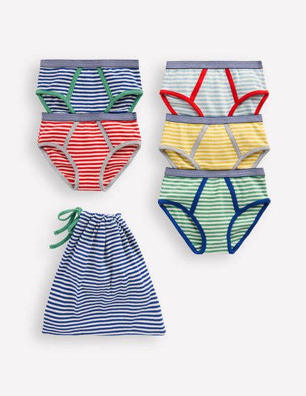 Unterhosen im 5er-Pack-Regenbogen Streifen
