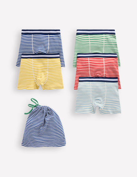Boxershorts im 5er-Pack-Regenbogen Streifen