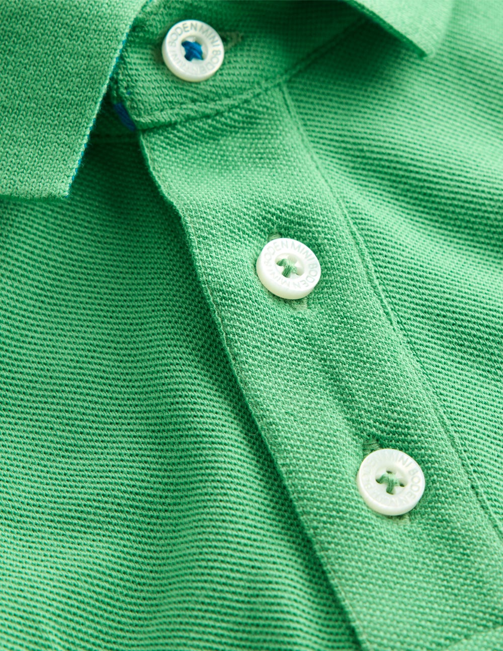 Polo en piqué-Aloe Grün - Image 3