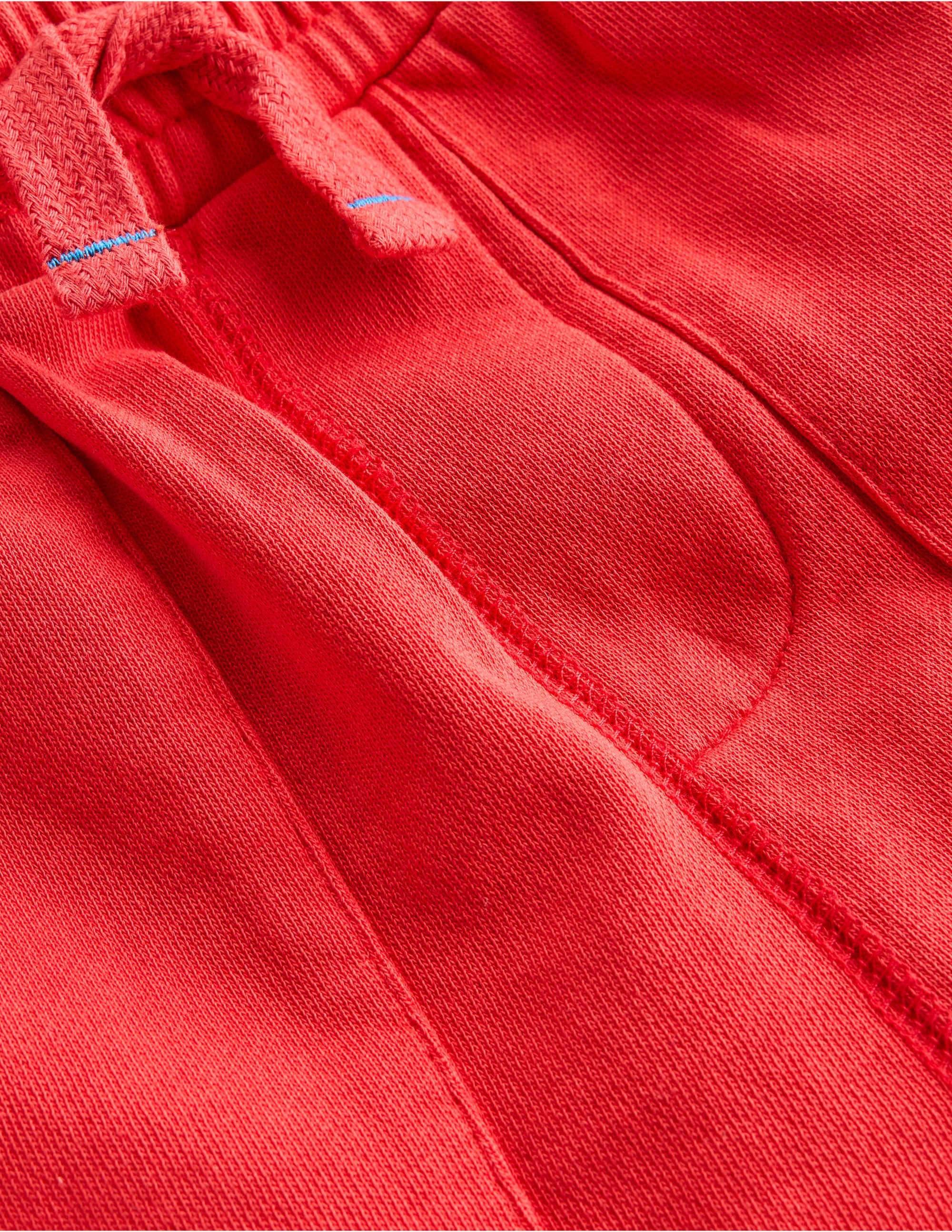 Short de survêtement teint en pièce-Rouge Vif (BN883) - Image 3