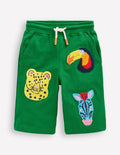 Jersey Baggies-Highland Green Jungle Animals