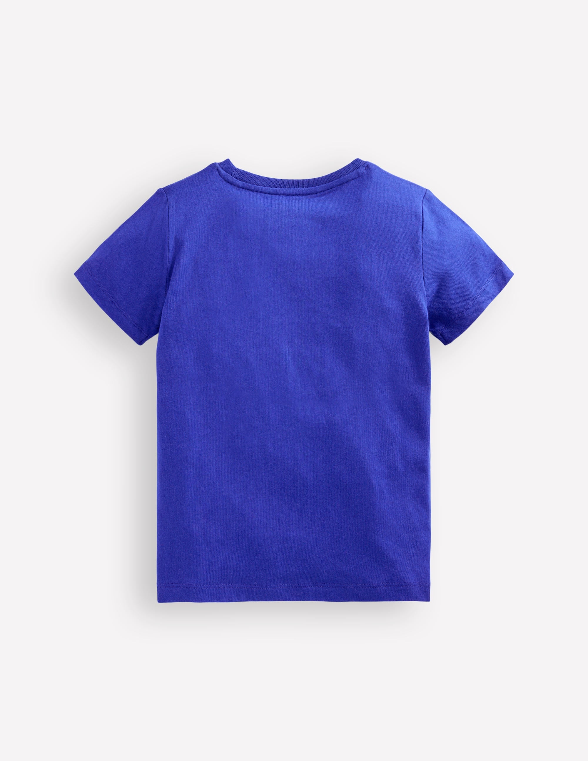 T-shirt manches courtes à appliqué-BBQ bleu vif - Image 2