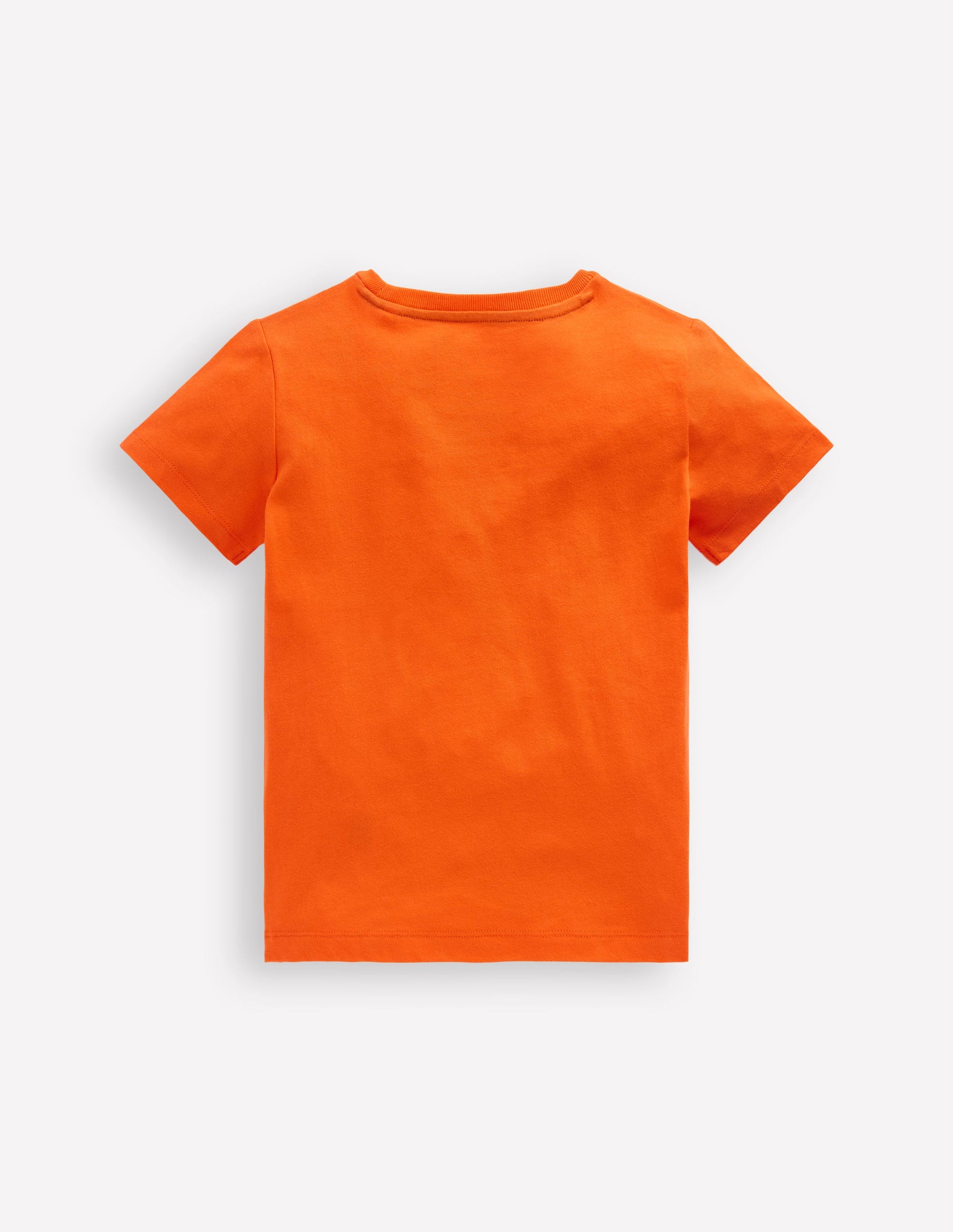 T-Shirt mit Kreuzstich-Korallenrot Tiger-5