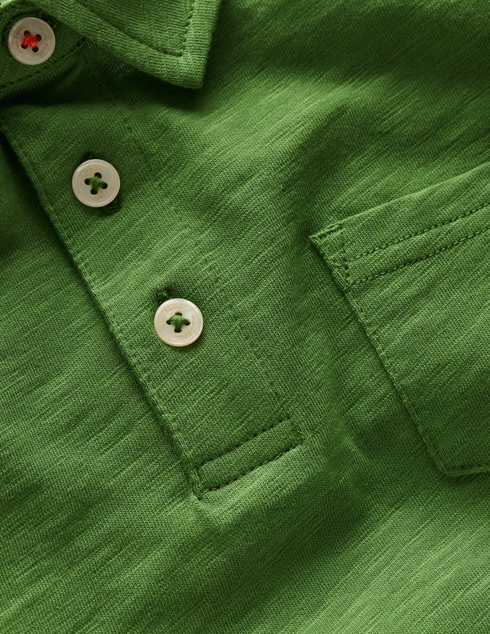 Polo flammé-Vert Brocoli - Image 3