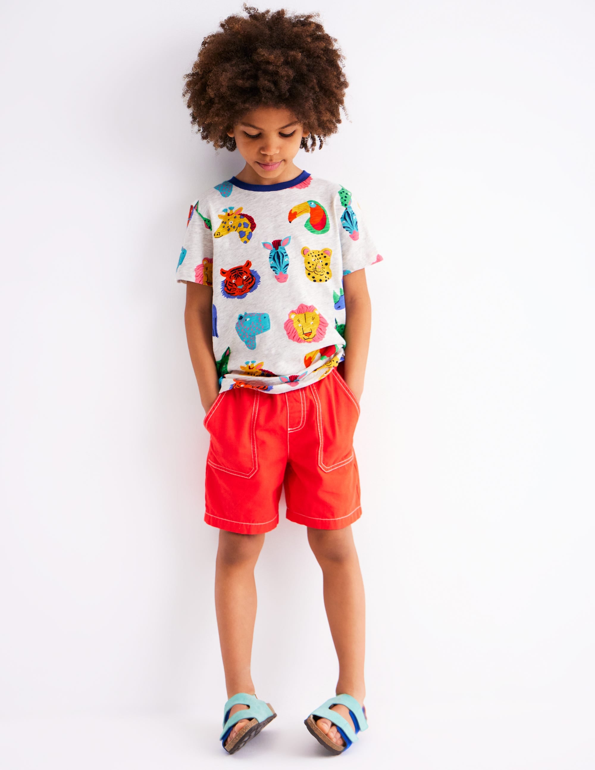 T-shirt à imprimé intégral-Jungle lait de coco - Image 1