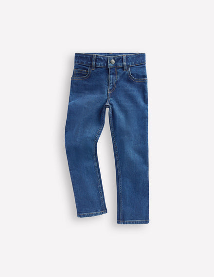 Schmal geschnittene Adventure-Flex-Jeans-Mittlere Mischung Denim