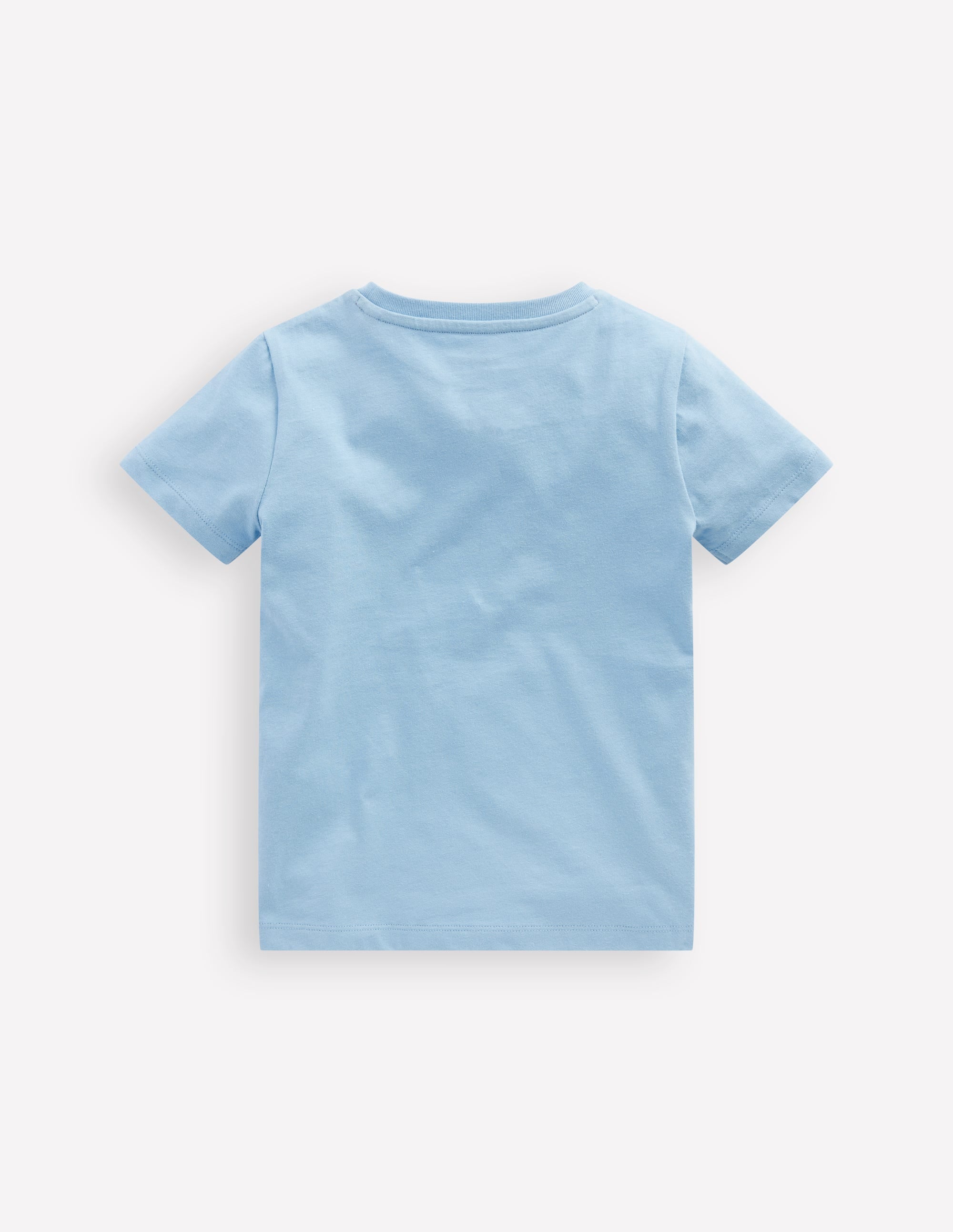 T-Shirt mit Klappe-Gletscherblau Fliegenfalle - Image 2