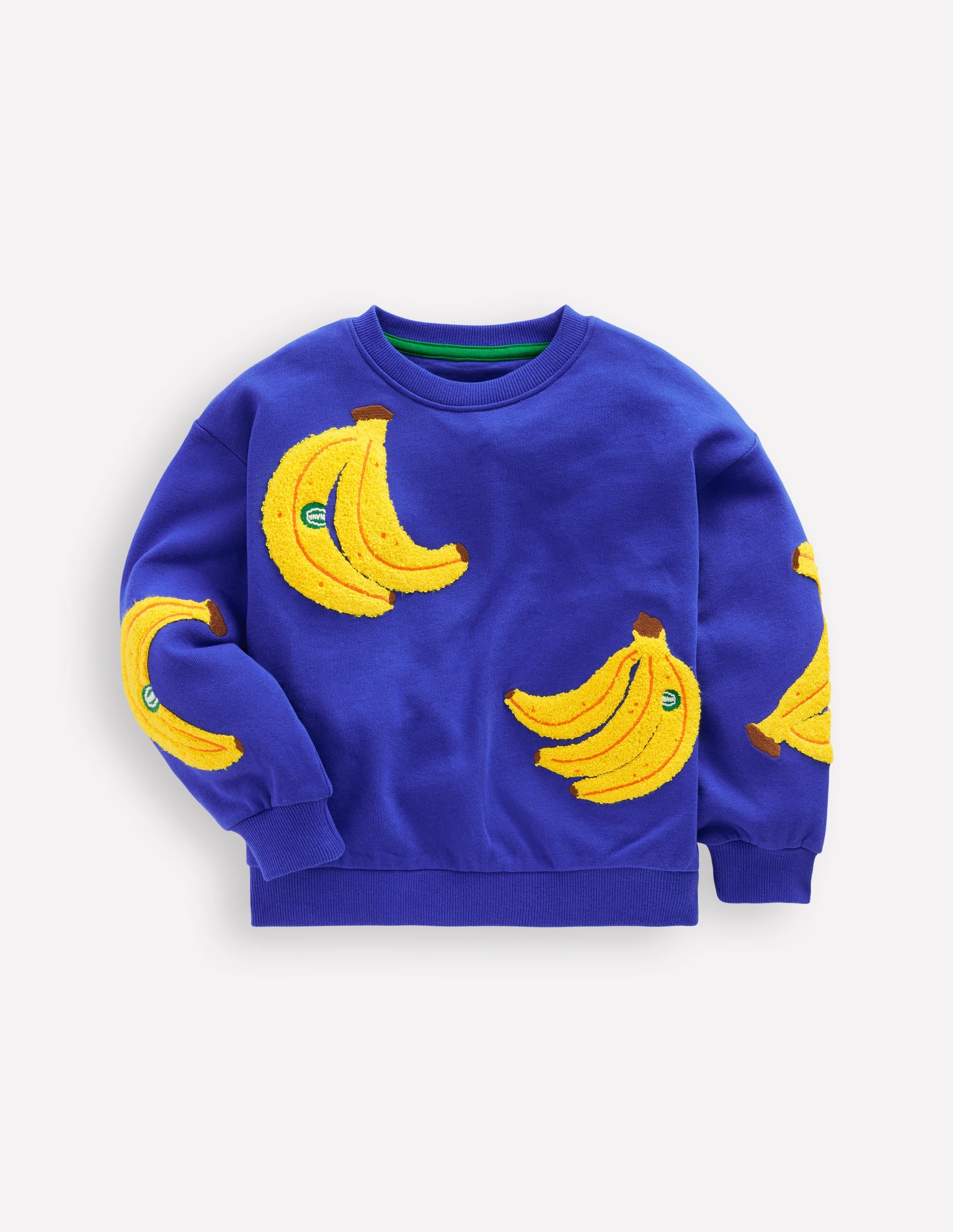Lustiges Sweatshirt-Surf The Web-Blau Banane - Image 4