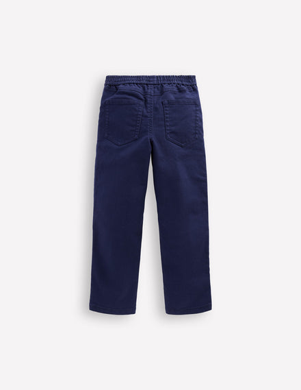 Baumwollhose zum Hineinschlüpfen-Marineblaue