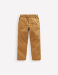 Pantalon à enfiler en coton-Gris pierre