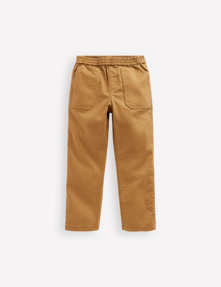 Baumwollhose zum Hineinschlüpfen-Steingrau