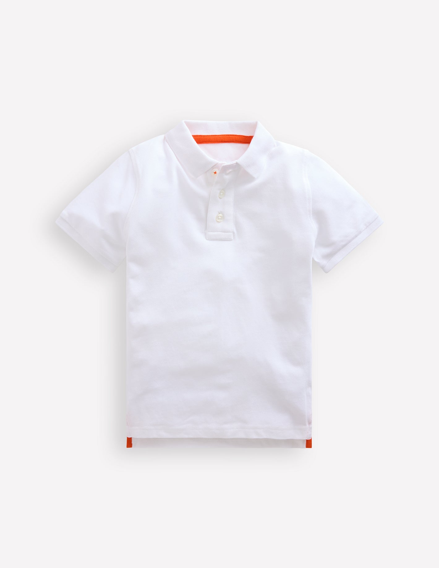 Piqué Polo Shirt-White