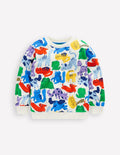 Bedrucktes Sweatshirt-Regenbogen Haustiere