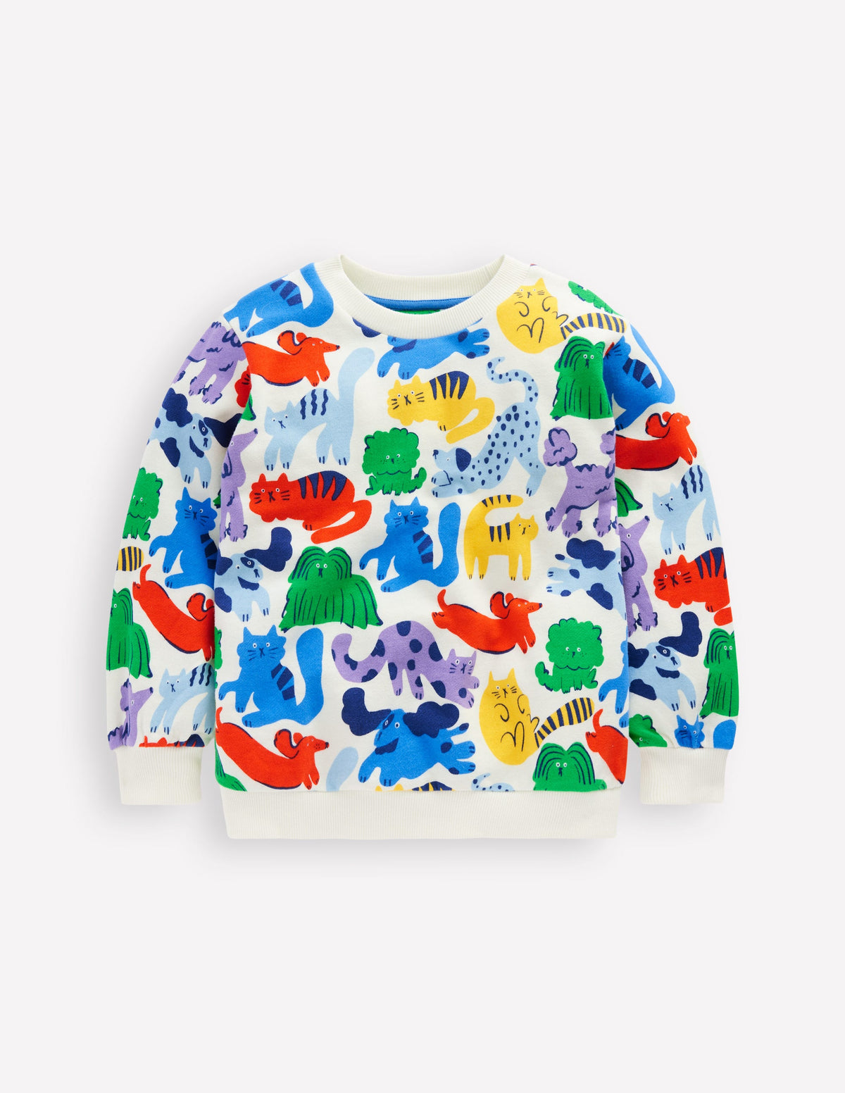 Bedrucktes Sweatshirt-Regenbogen Haustiere - Image 1