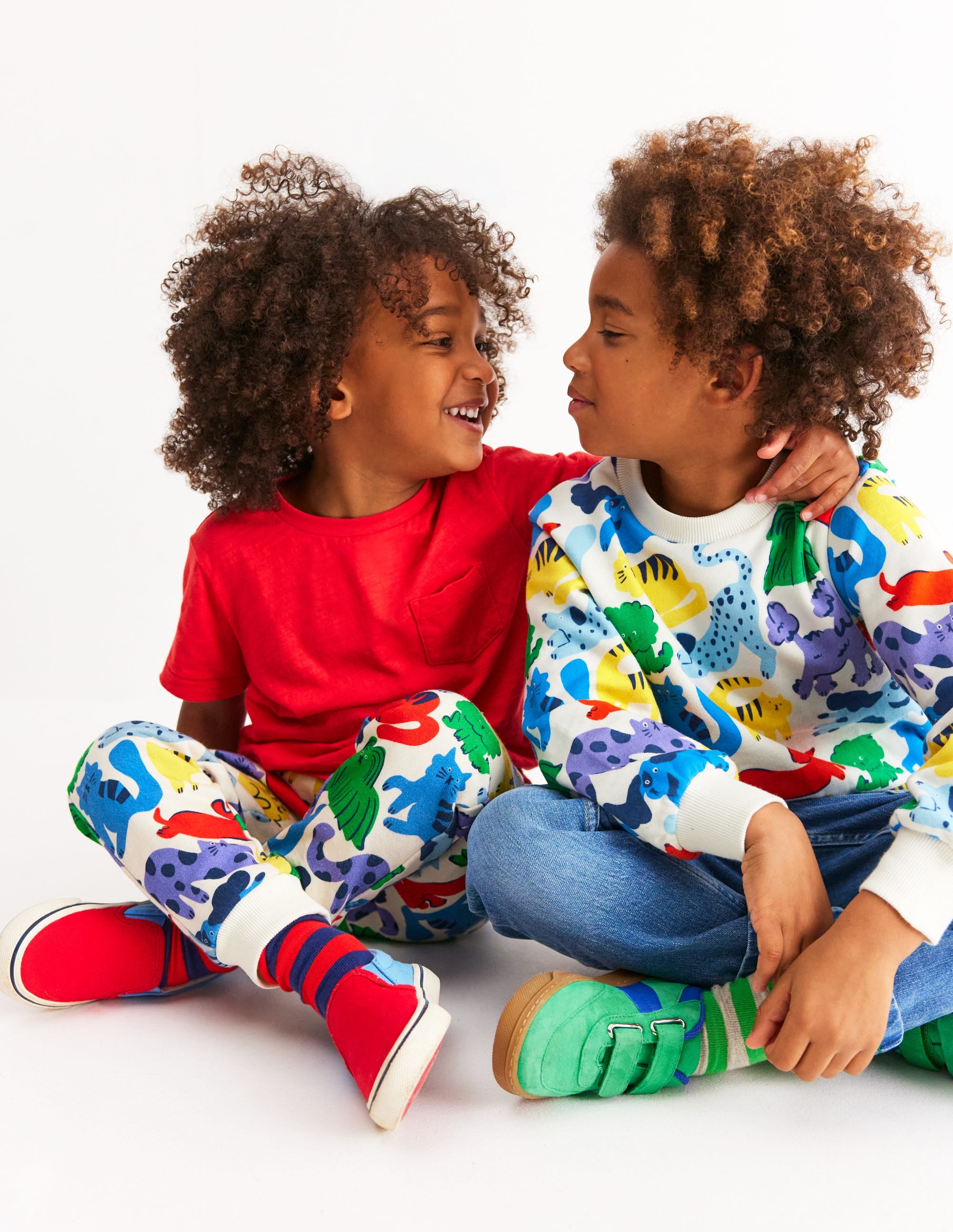 Bedrucktes Sweatshirt-Regenbogen Haustiere - Image 5