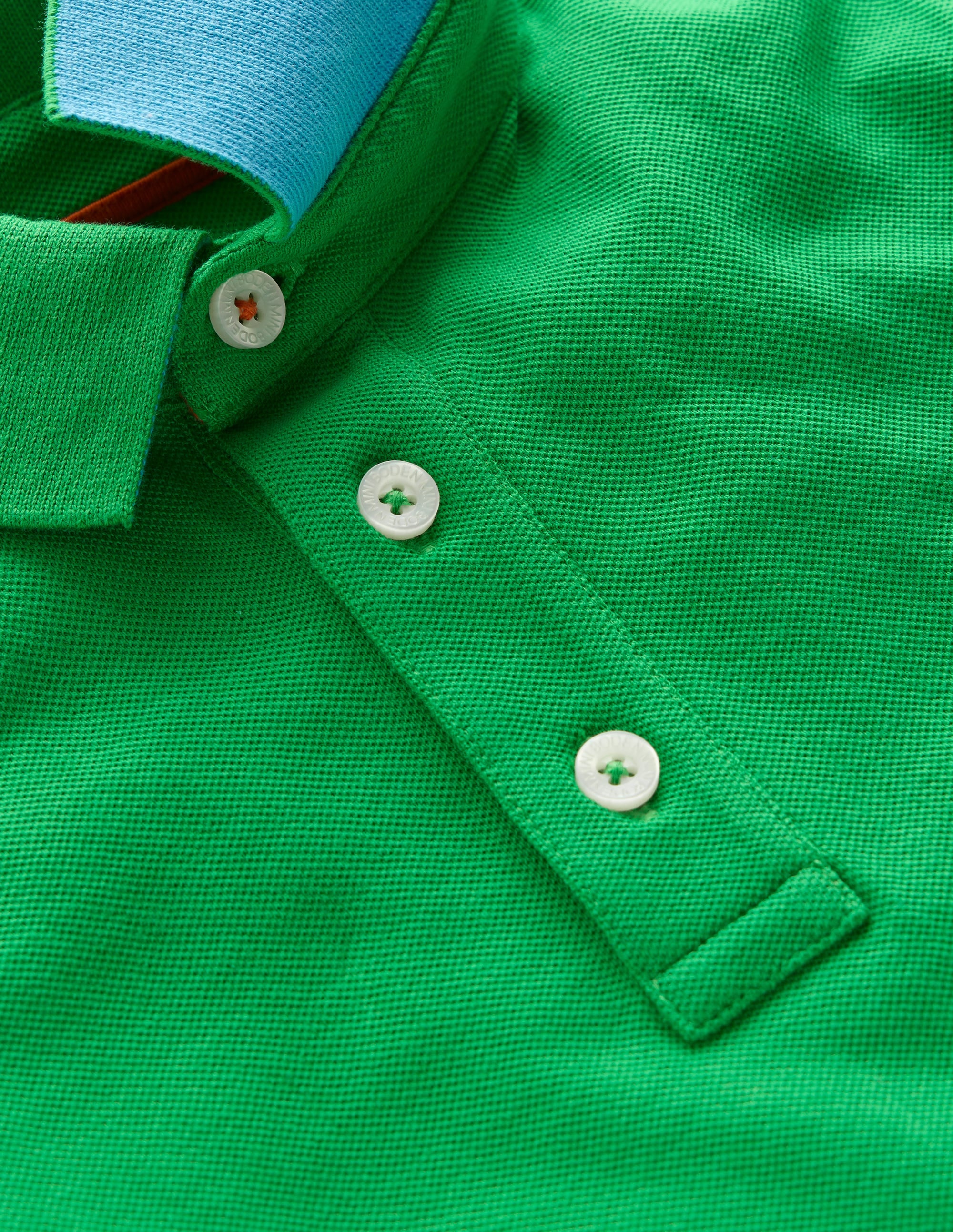 Piqué-Polohemd-Baumgrün - Image 3