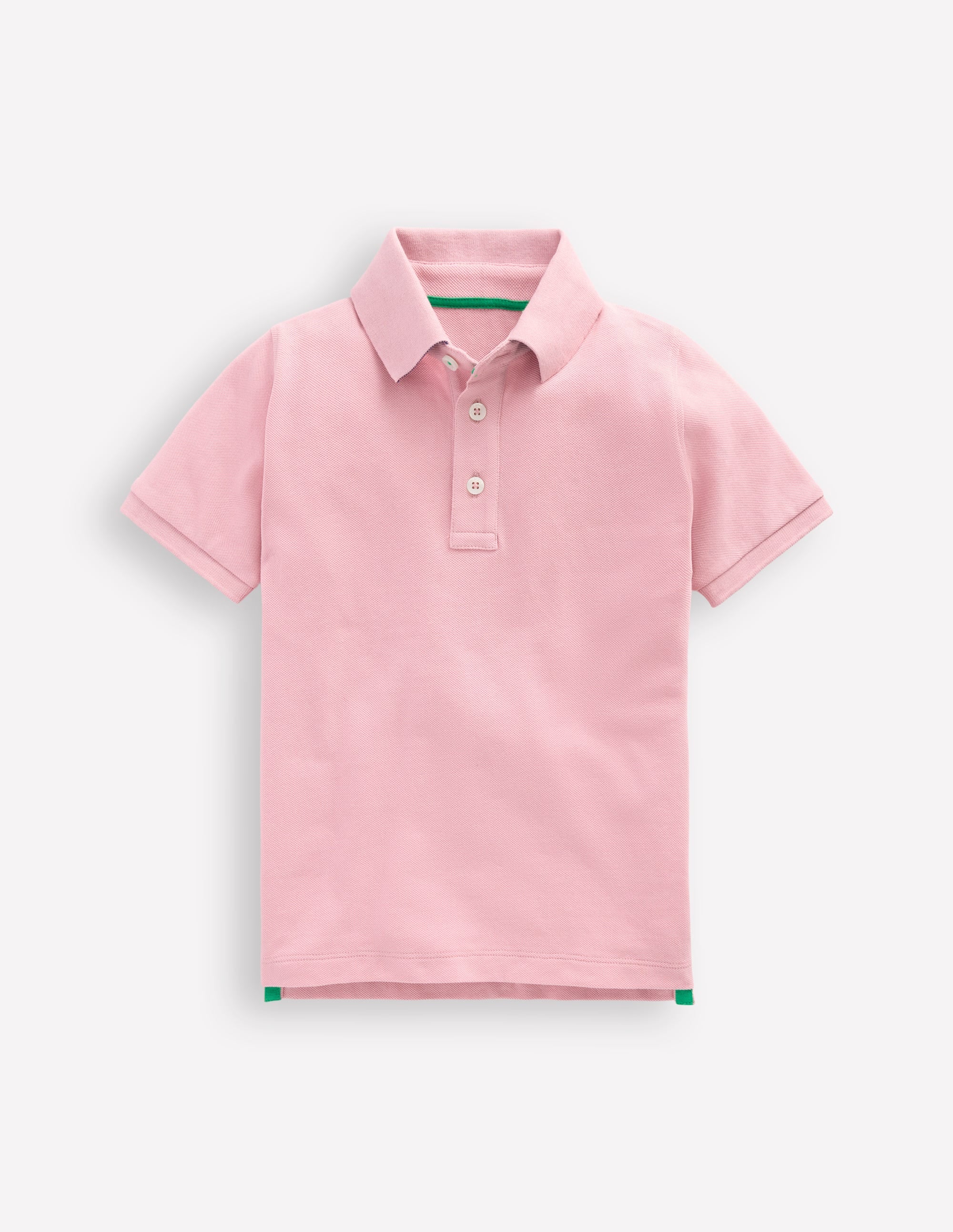 Polo en piqué-Rose vintage - Image 1