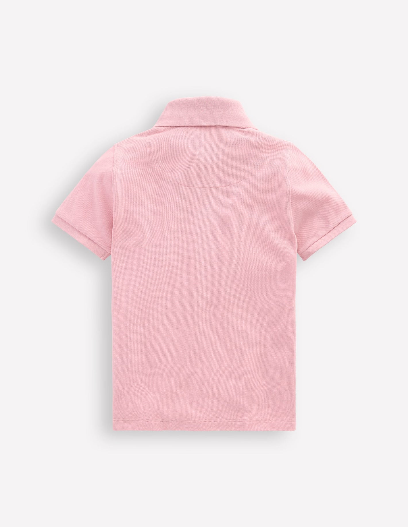 Piqué-Polohemd-Vintage-Rosa