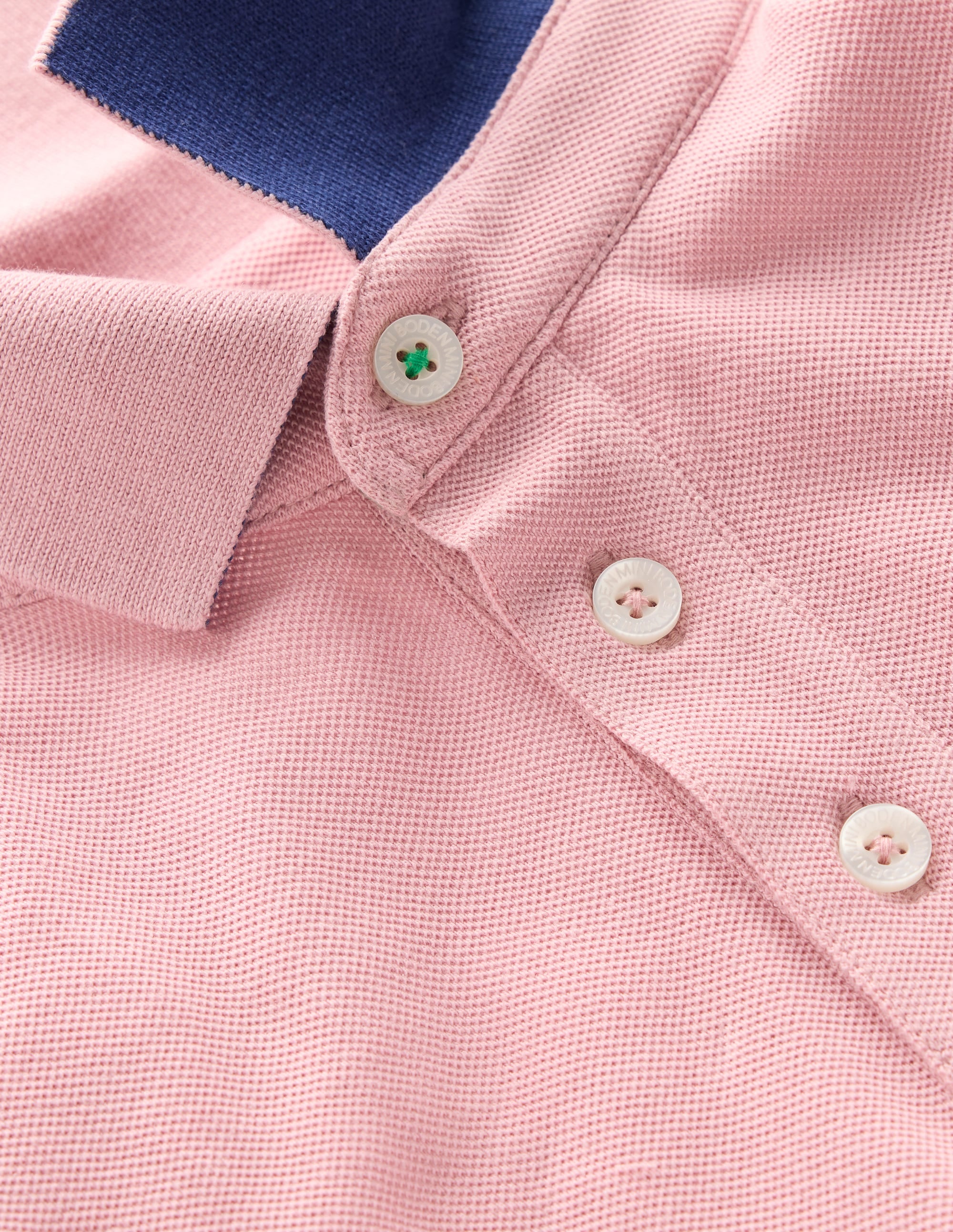Polo en piqué-Rose vintage - Image 3