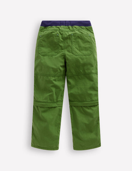 Pantalon technique zippé-Vert Brocoli