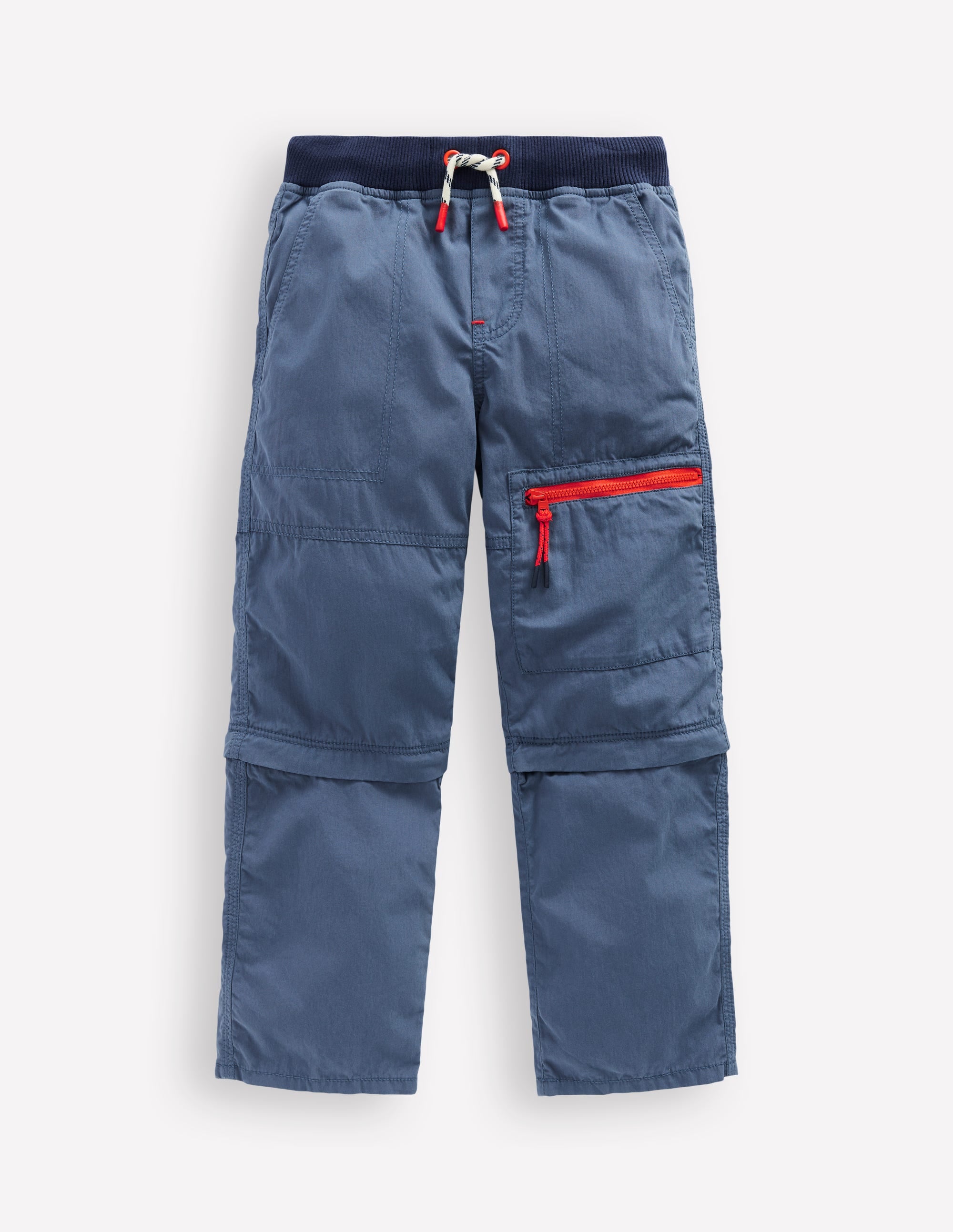 Pantalon technique zippé-Bleu robot - Image 1