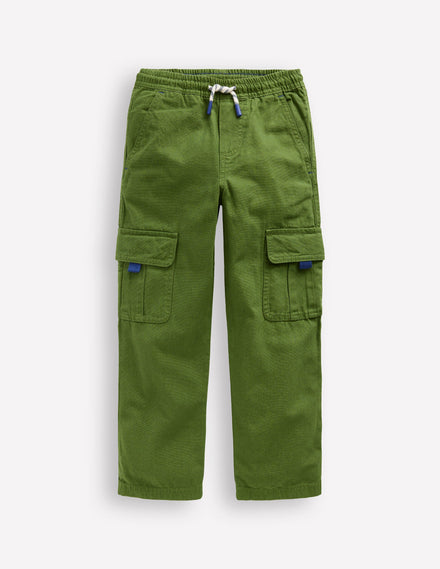 Pantalon cargo pour tous les jours-Vert brocoli