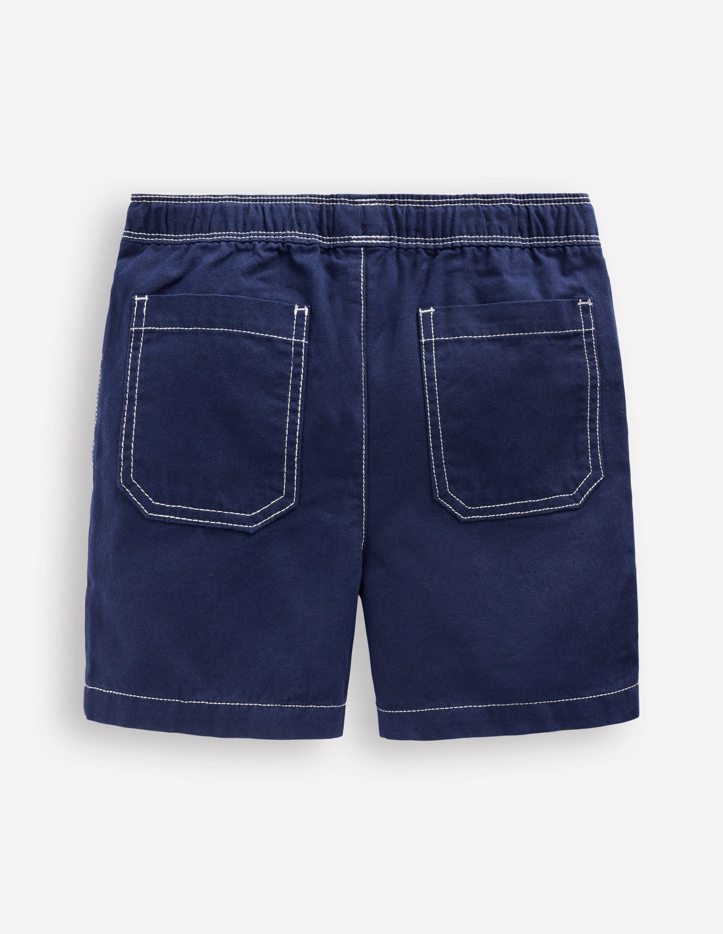 Baumwollshorts zum Hineinschlüpfen-Aqua Marine Marl