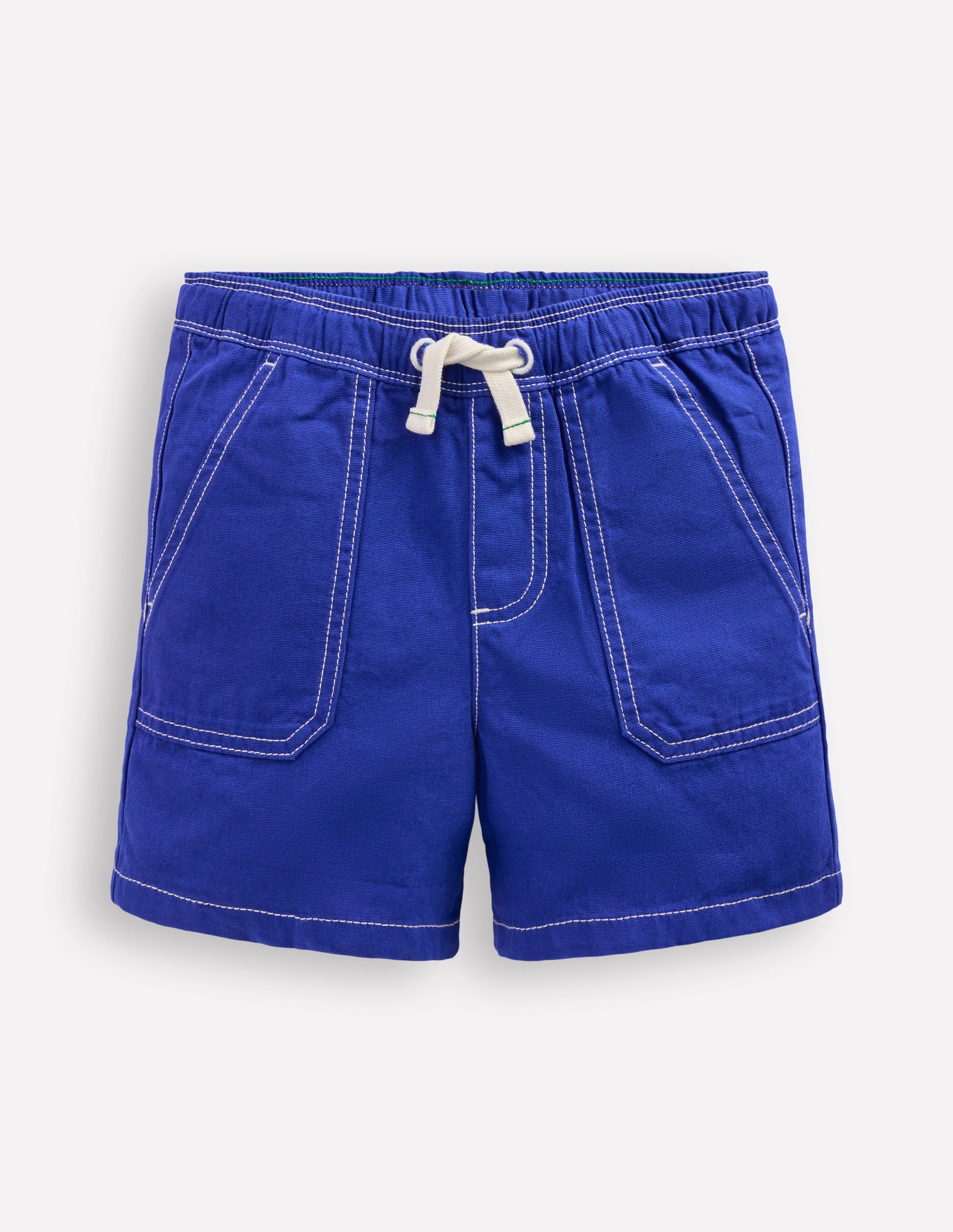 Baumwollshorts zum Hineinschlüpfen-Leuchtendes Blau - Image 1