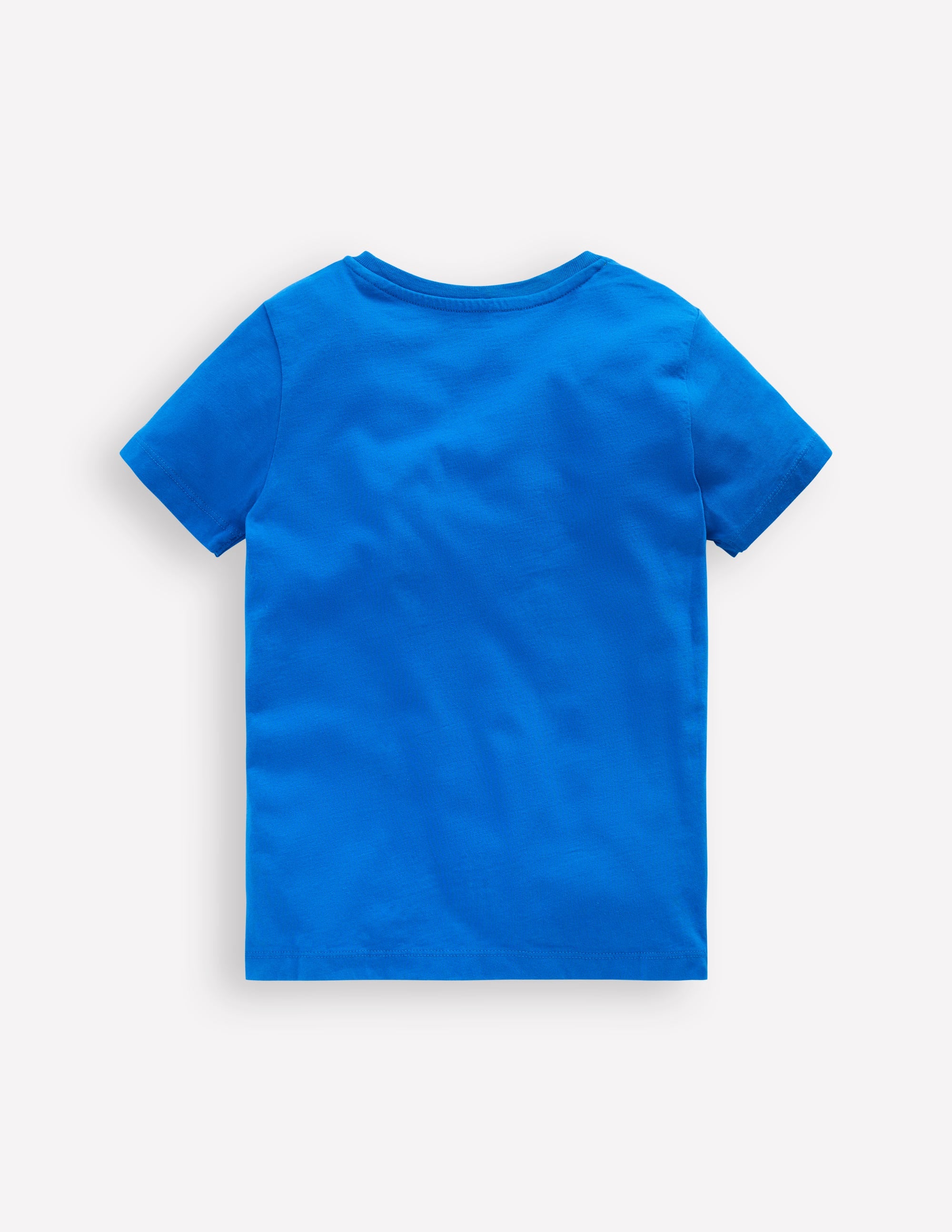 T-Shirt mit Reißverschlussapplikation-Eisvogelblau Hund - Image 2