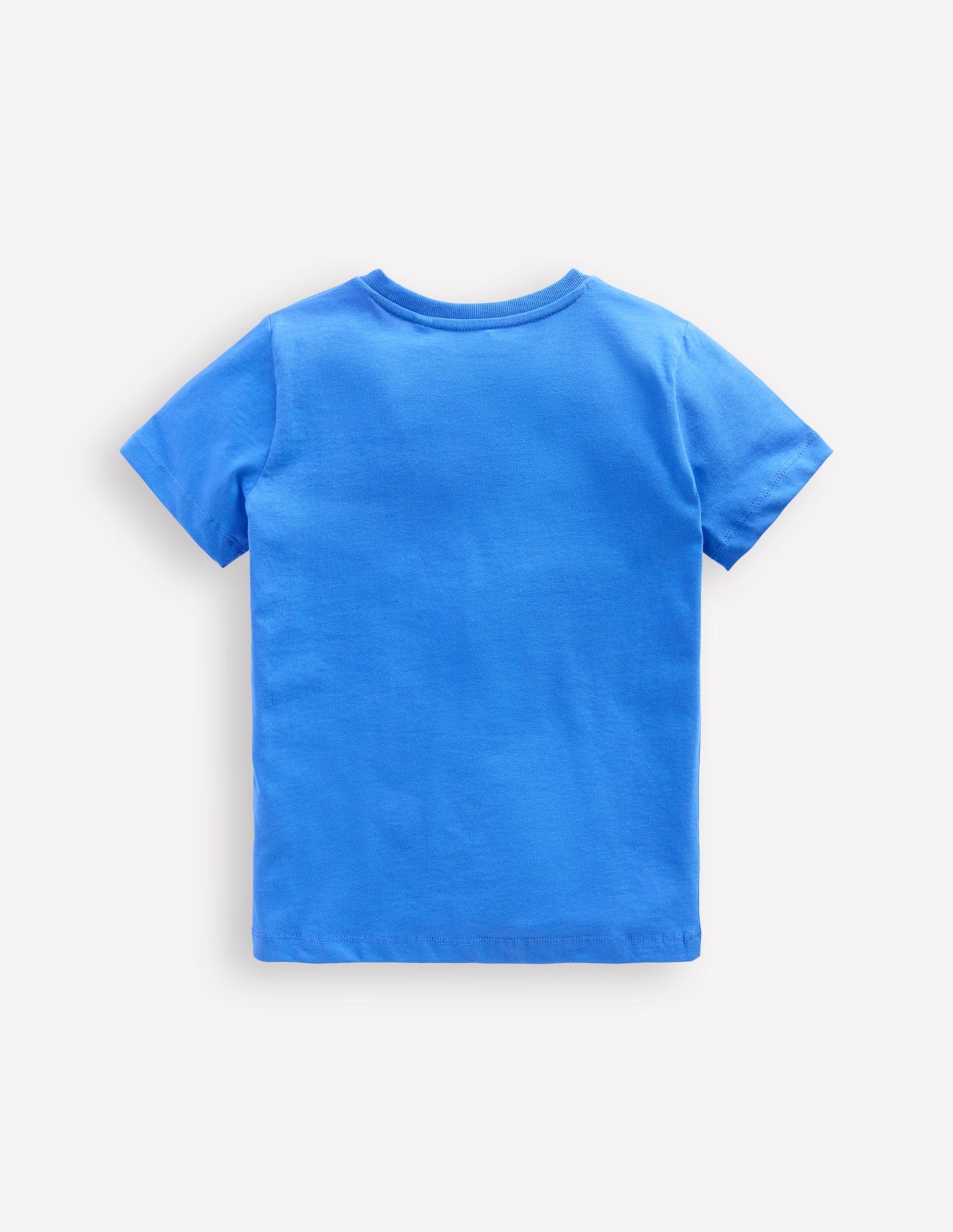 T-Shirt mit Druck-Pfauenfederblau Bauernhof